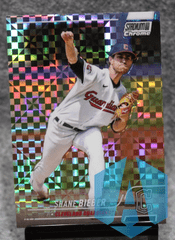 2022 Topps Stadium Club Chrome Shane Bieber #93 Xfractor Parallel